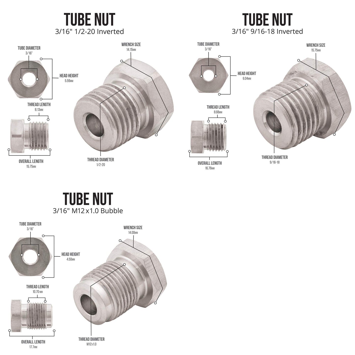 4LifetimeLines – 3/16" x 25' Stainless Steel Brake Line Kit | 316L Marine-Grade Tubing with 16 SAE Fittings | Corrosion & Rust Resistant | 15,310 PSI | Universal Fit for Cars & Trucks
