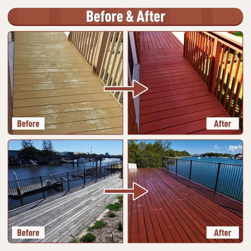 DWIL Wood Paint, White Paint for Wood, No Sanding& Fast Dry Outdoor WoodPaints, Water Based& Low Odor Furniture Door Cabinet Paints, Perfect for Indoor/Exterior White, 50-60sq.ft