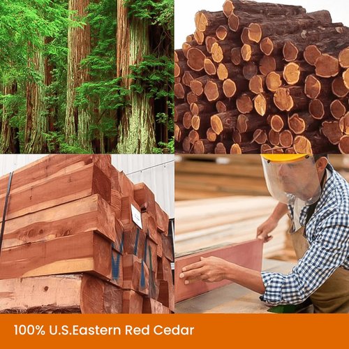 Homode Cedar Balls, Cedar Blocks for Clothes Storage, 100 Pcs Cedar Balls for Closets and Drawers, Scented Cedar Wood Chips Cedar Closet Freshener