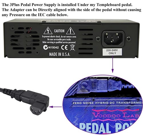 AAOTOKK Left Angled IEC 320 C13 to C14 Power Adapter PDU Plug/Socket IEC 3Pole Male to Female 90Degree Angle AC Converter for Servers/Switches/LCD Smart TV/Scanner/Projector Etc. (Left/2 Pack)