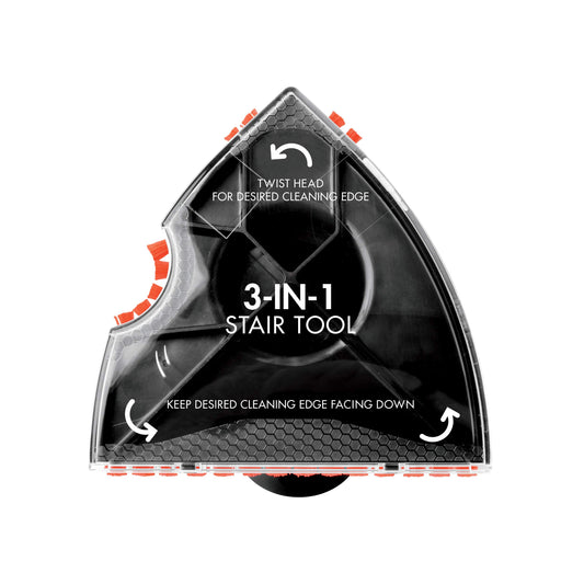 BISSELL 3-in-1 Stair Tool for Carpet and Upholstery Cleaners, New Genuine OEM Part, 3262