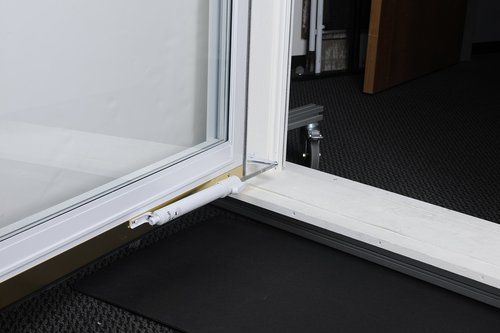 Wright Products Standard Duty Pneumatic Screen & Storm Door Closer with EZ-Hold – Adjustable Closing Speed, Durable, Easy Installation (Transitional, White)