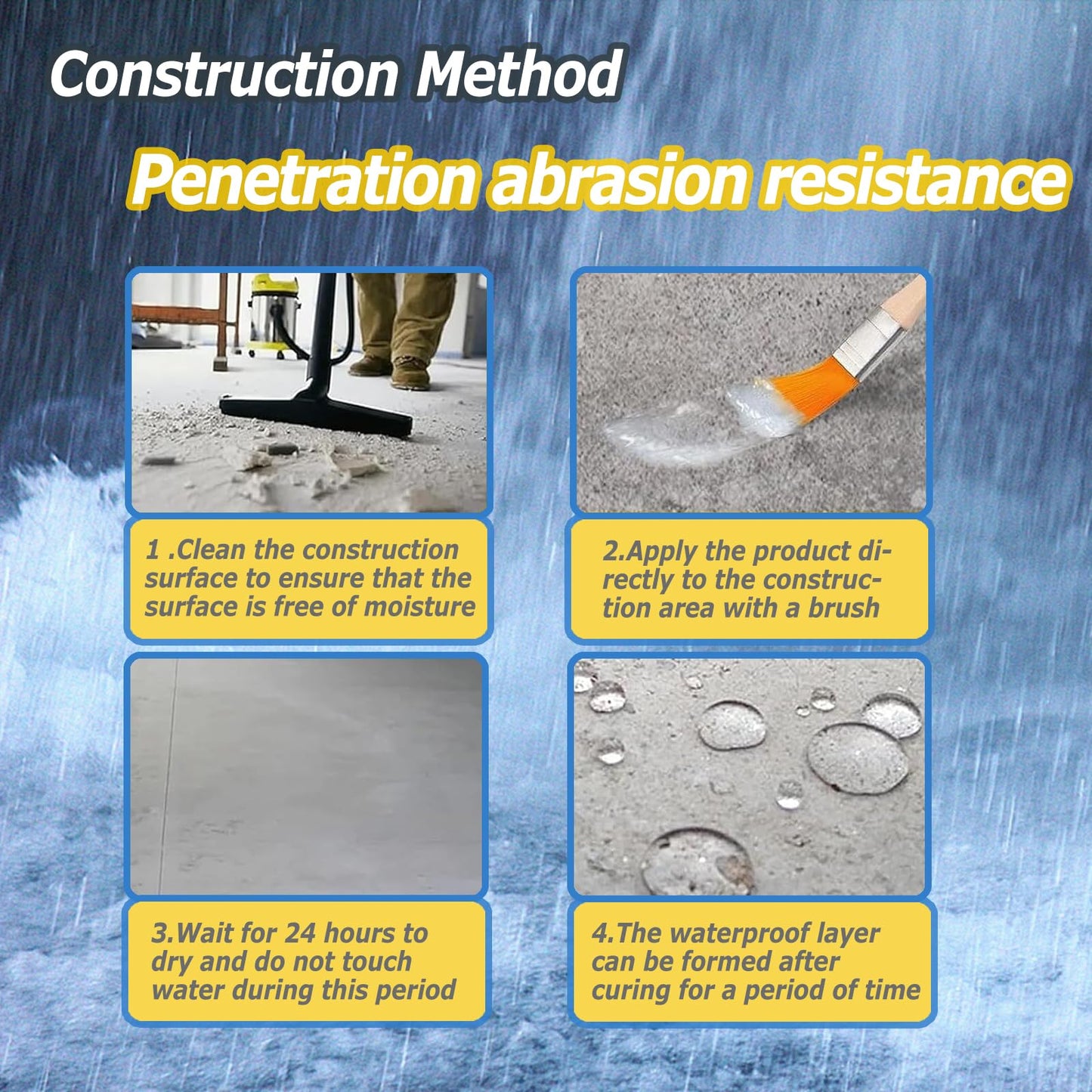 Waterproof Sealant Clear 2L(70 oz), Wadities Wall Bathroom Roof Water-Based Waterproof Coating, Invisible Repairing Leak Seal Liquid Rubber Sealant for Indoor & Outdoor