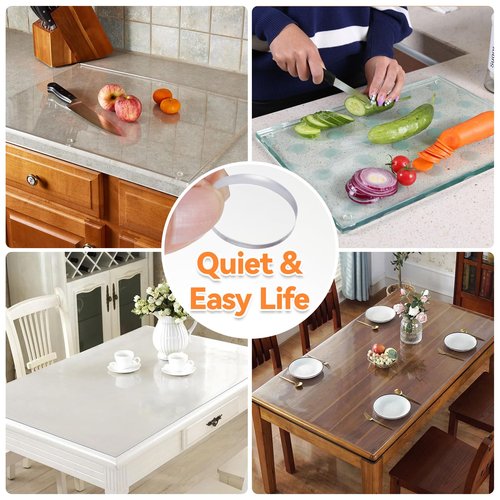 Glass Table Top Anti Slip Pads-Glass Table Top Bumpers, 20PCS 3/4 inch Non Adhesive Medium
