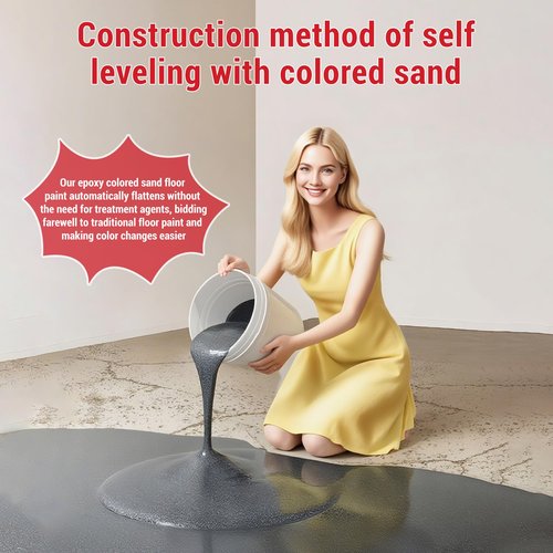 BingoPaint Epoxy Floor Coating - Matte finish, stain resistant and liquid penetration, durable, epoxy coating for concrete floors and countertops (Black Sand Gray, 1KG)