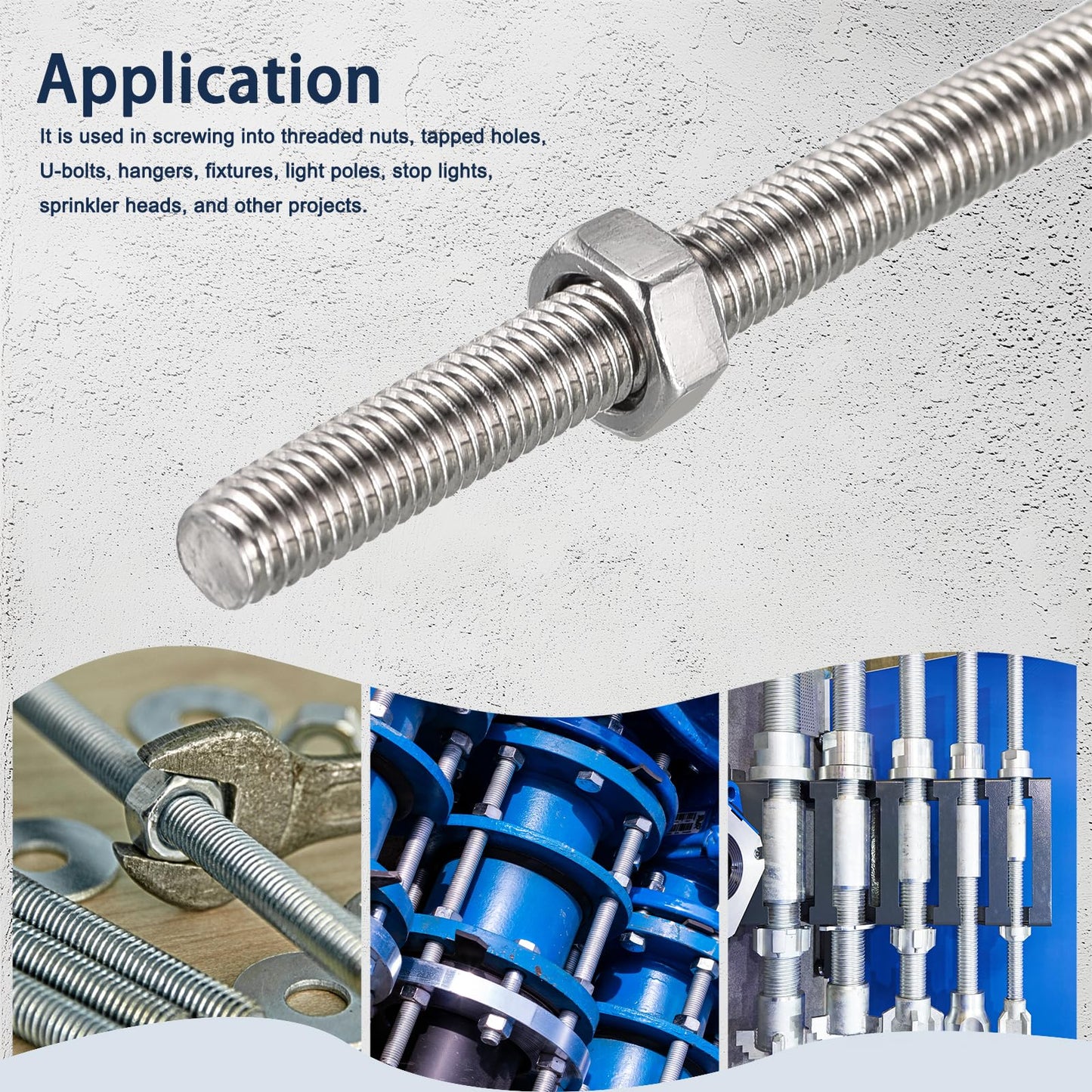 HiPicco 1/4"-20 Fully All Threaded Rod & Studs, 30mm/1.18" Length, 304 Stainless Steel Right Hand Thread Screw for Furniture Mounting Assembly Fastening 12 Pack