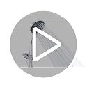 BRIOUT Silver Handheld Shower Head High Pressure 5-Settings with Hose