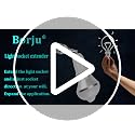 Borju 2-Pack Light Socket Extender 4.5 Inch, Adjustable E26 Socket with 360° Rotation