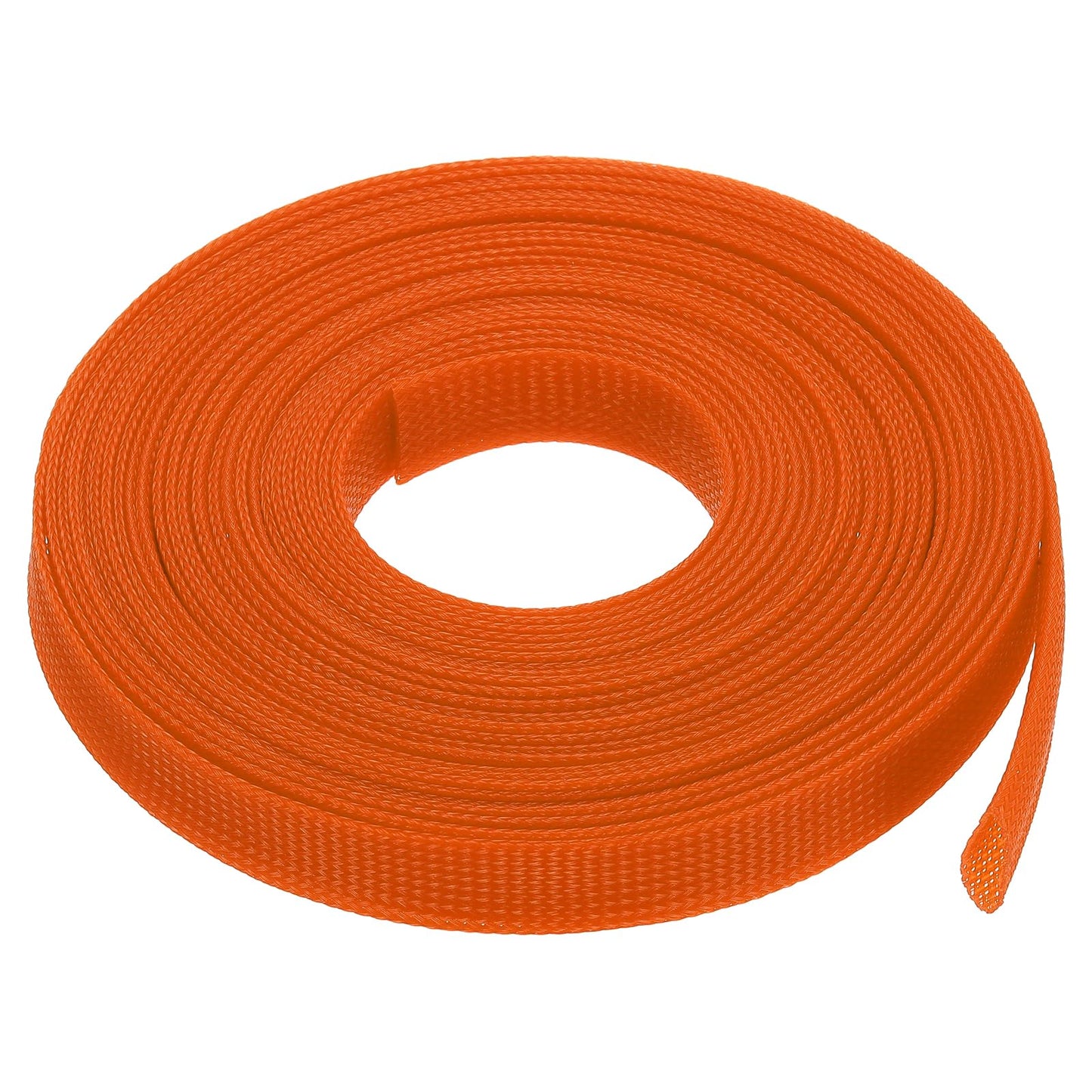 uxcell Expandable Sleeving,1-inch 25ft Cable Sleeve, Orange