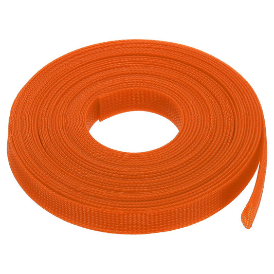 uxcell Expandable Sleeving,1-inch 25ft Cable Sleeve, Orange