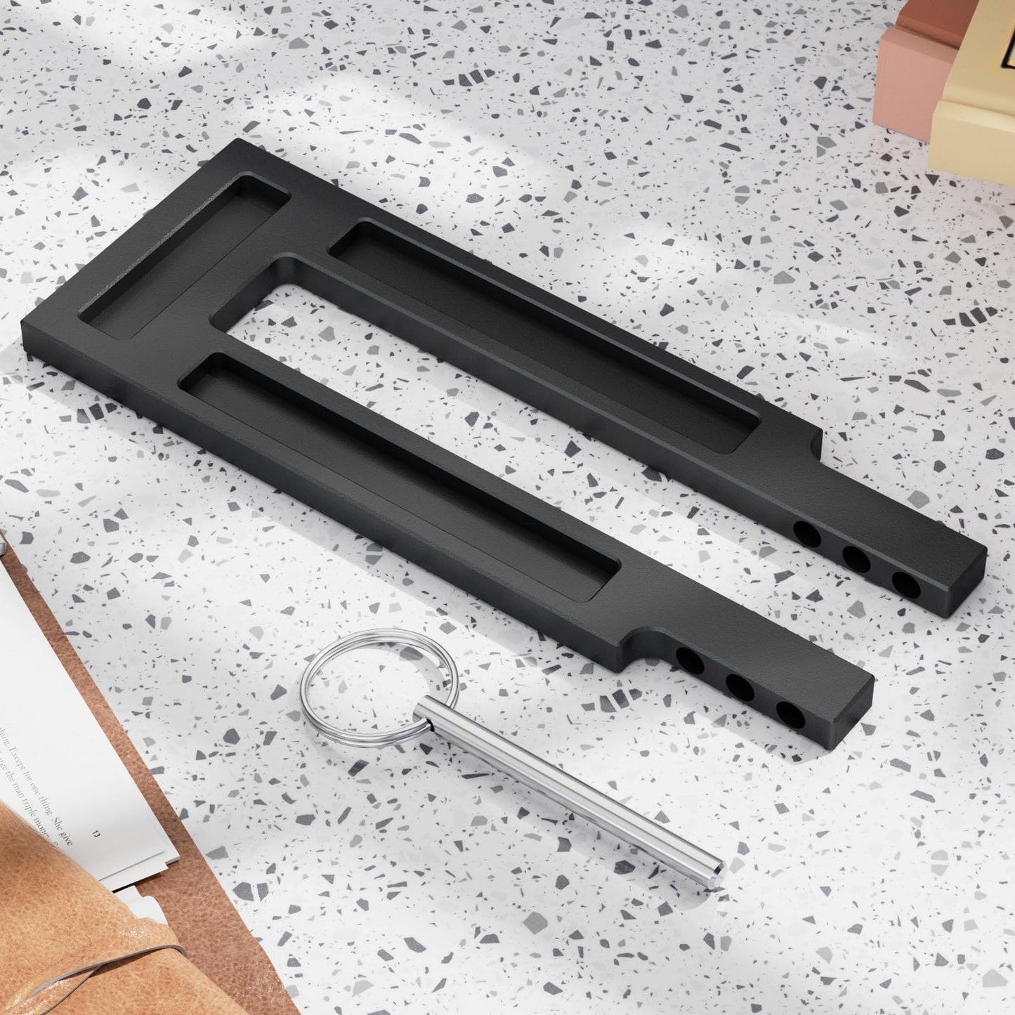 AONAYIOA Double Door French Door Locks, Adjustable Childproof French Door Security,Easy Adjustable French Door Locks,Lock Picking,Black