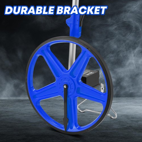 SILVEL 12 Inch Measuring Wheel, MAX9999FT Measuring Wheel in Feet and Inches, One key to Zero Rolling Tape Measuring Wheels, Blue