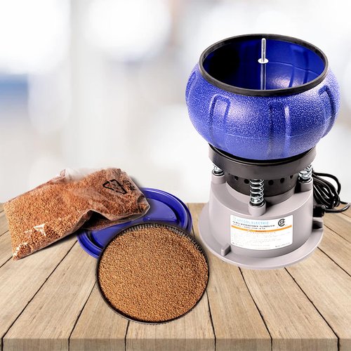 Leegol Electric 5LB Vibratory Tumbler Polishing Small Metal Parts