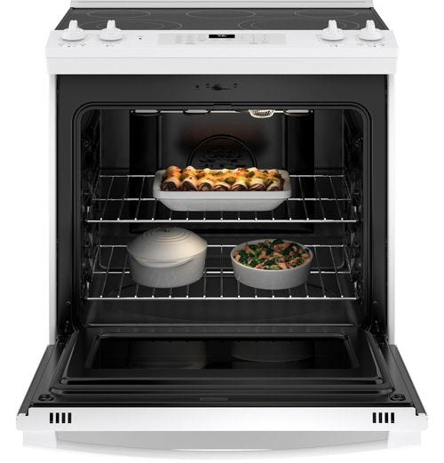 GE APPLIANCES JS760DPWW GE(R) 30" Slide-In Electric Convection Range with No Preheat Air Fry