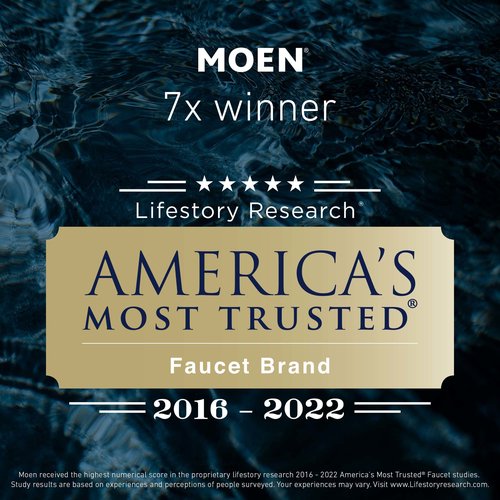 Moen Brushed Nickel Replacement 7.25-Inch Nondiverter Tub Spout, 3858BN
