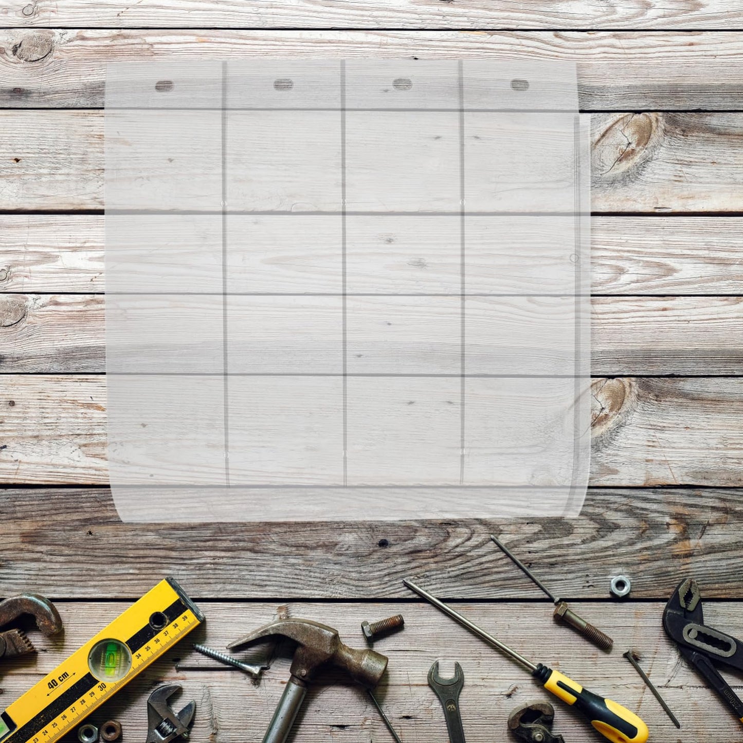 AKOOSY Outdoor Porch Rain Awning Transparent Canopy for Windows Doors Flat Design UV Impact Resistant Versatile Protection for Patios Balconies