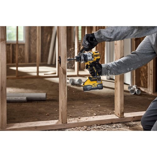 DEWALT 20V MAX XR 1/2 Inch Cordless Hammer Drill Kit with 8AH Battery and Charger (DCD1007WW1)