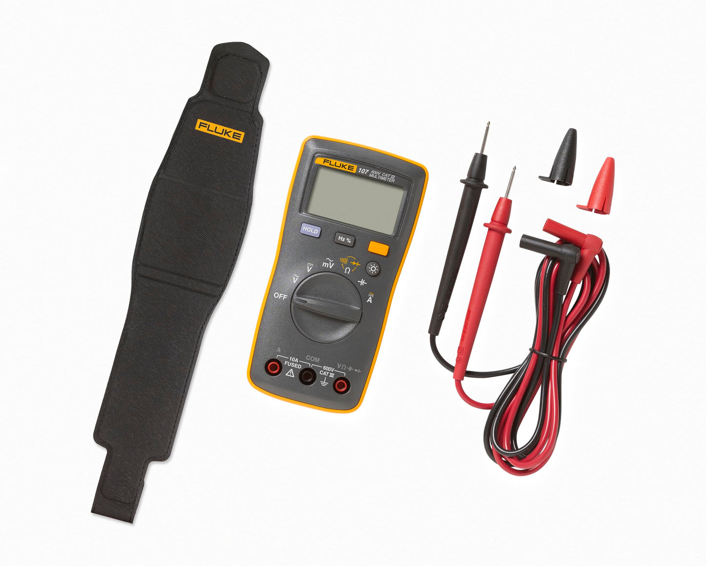 Fluke 107 AC/DC Current Handheld Digital Multimeter by Fluke, Gray