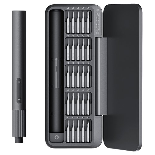 HOTO 25-in-1 Mini Electric Screwdriver, 3.7V Precision Screwdriver Set, USB-C Rechargeable, Compact Magnetic Tool for Phone, Laptop, Camera, DIY Projects, Electronics Repair