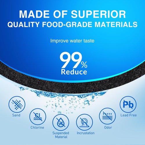 STAHOMILY W10295370A water filter replacement for Whirlpool EDR1RXD1, Everydrop Filter 1, W10295370, WHR1RXD1, KAD1RXD1, P4RFWB, P8RFWB2L, Compatible with Kenmore 46-9930, 46-9081，Pack of 3