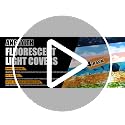 ANGSYLTH Blue Skies & White Clouds Fluorescent Light Covers 4 Pack Flame Retardant