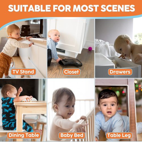 Loiion Edge Protector, 100% Silicone, Soft Corner Protectors for Kids, Pre-Tape Adhesive, Furniture-corner Safety Bumpers (3.3ft, Clear)
