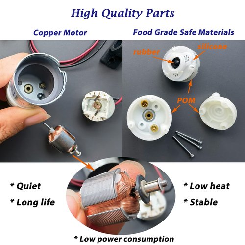 CrocSee DC 12V Mini Food Grade Self Priming Diaphragm Fresh Water Transfer Pump 1.3LPM, Replacement Pump for Ice Maker, Coffee Machine, Water Dispenser