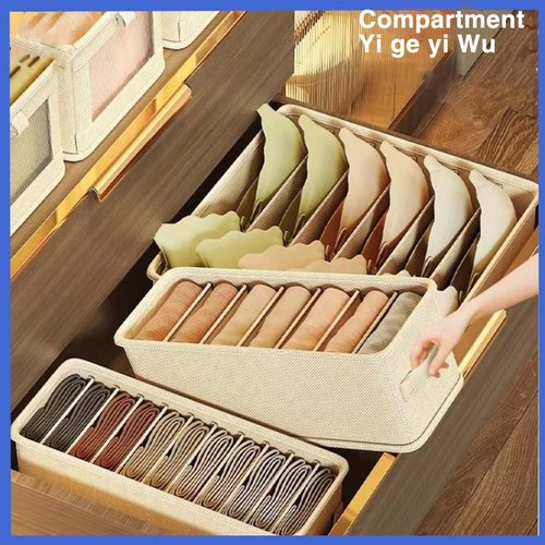 Drawer Organizer Clothes, Fabric Closet Organizers and Storage, Shallow Dividers