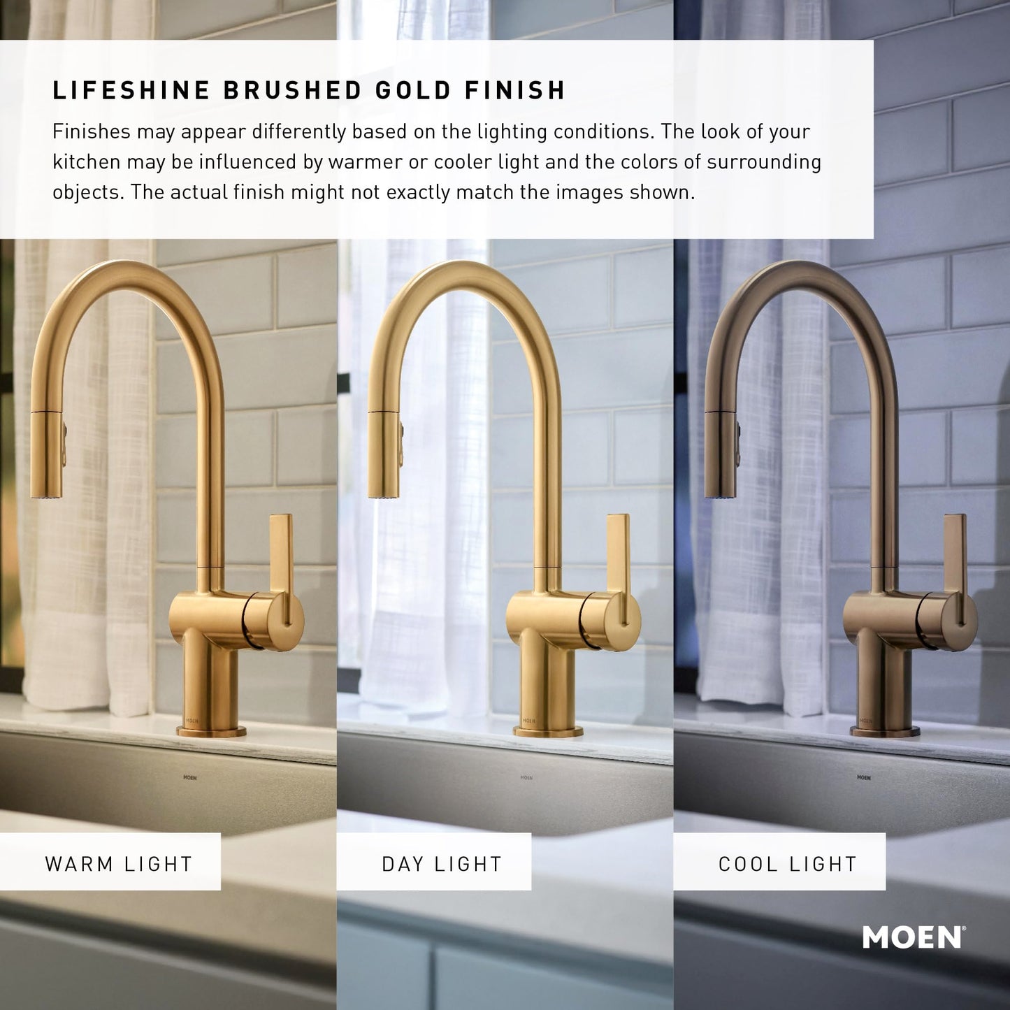 Moen Brushed Gold Push-N-Lock Tub and Shower Drain Kit with 1-1/2 Inch Threads, Plug and Overflow Cover, T90331BG