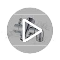 YDmeet Silver Brass Shower Arm Diverter Valve 3-Way for Handheld & Fixed Shower Heads