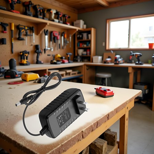 Black 18V 1A AC Battery Charger -Li-Ion- for Warrior Cordless Drill and Flash,Power Tool Battery Chargers, Battery Packs and Chargers, Parts and Accessories