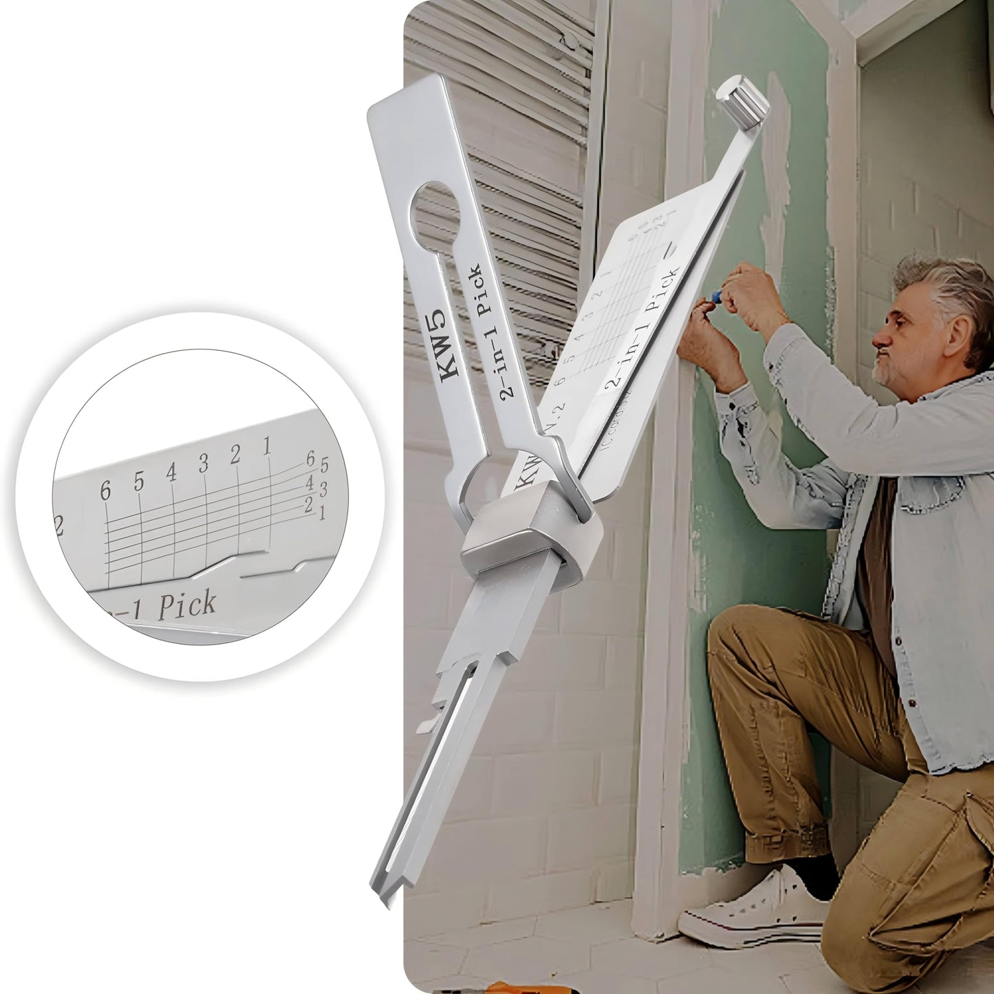 Maintenance Repair Tool Set Stainless Tool Set 2 In 1 KW5