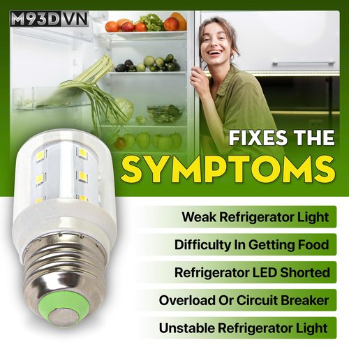 AZH Light Bulb Replacement for Frigidaire LFSS2312TF1 LFSS2312TF2 LFSS2612TE1 LFSS2312TF4 LFSS2312TP0 LFSS2612TE2 LFSS2312TP1 LFSS2312TP2 LFSS2312TP4 LFSS2612TD0 LFSS2612TD1 LFSS2612TE0 Refrigerator