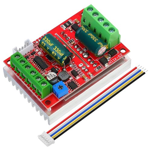 DC 6-60V 400W BLDC Three-Phase Brushless Motor Controller PWM Hall Motor Control Driver Board 12V 24V 48V with Forward/Reverse/Stop/Brake Function