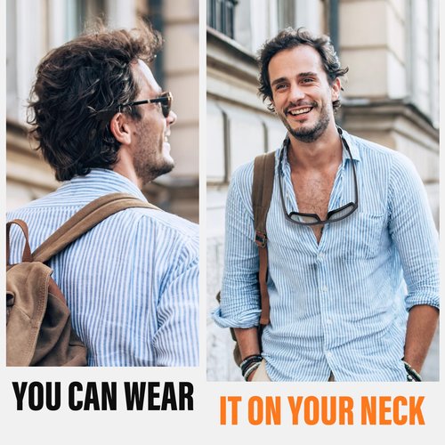 Maitsol Adjustable Glasses Strap (3 Pcs) - Sunglasses Strap for Men Women - Black Eyeglasses Strap - Eye Glasses Holder Around Neck, Sports Glasses Strap, Eyewear Retainer, Cable Glasses Lanyard