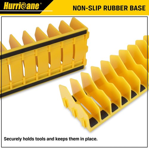 HURRICANE Pliers Organizer Rack, Pliers Cutters Organizer with Non-Slip Rubber Base, Keep Tools Organized in Drawers, 2 Pack, Extendable Design, Fit 3'H Drawers and More