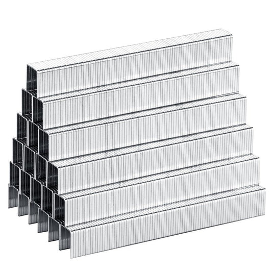 meite Staple Gun Staples, 9/16 Inch Length Heavy Duty T50 Staples, Galvanized, 20 Gauge 3/8 Inch Crown, Compatible with T50 Staple Gun, Ideal for Upholstery, Construction, Furniture (1,512 Counts)