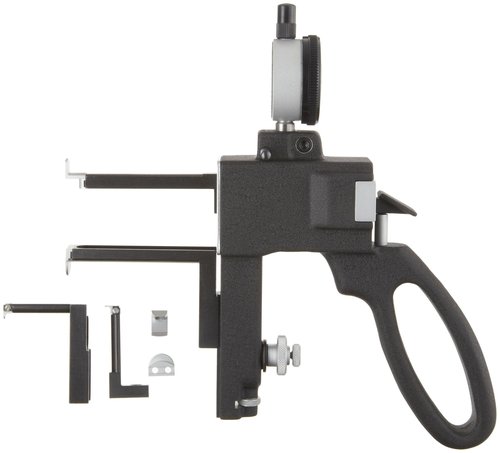 Starrett Precision Caliper Gauge with Pointed Jaw - White Face, .375-6" Range, .0005" Resolution - 1175Z