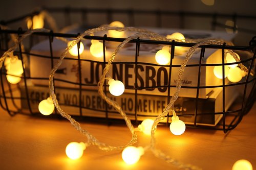 RaThun Globe String Lights 49 Feet 100 led,8 Modes Fairy Lights Plug in,Indoor Lights for Bedroom,Classroom,Outdoor Lights for Patio,Garden,Party,Wedding-Warm White
