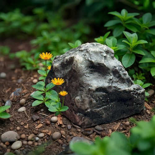Performore Hide A Key in a Real Looking Rock/Stone, Rock Key Hider for Standard Sized Spare Keys by Rockey Safe, Fits in with Landscaping, Outdoor Key Holder, Weatherproof Design