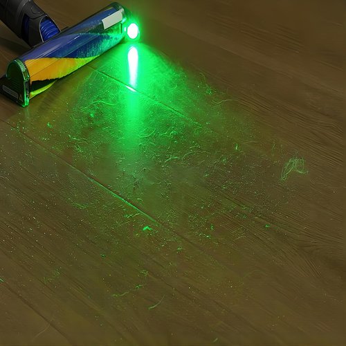 Bahuun Vacuum Cleaner Dust Display LED, Suitable for Dyson & All Vacuum Cleaners, Reveal Microscopic Dust & Illuminate Invisible Pet,Cat, Dog Fur, Vacuum Accessories Upgrade Vacuum Attachments (Black)