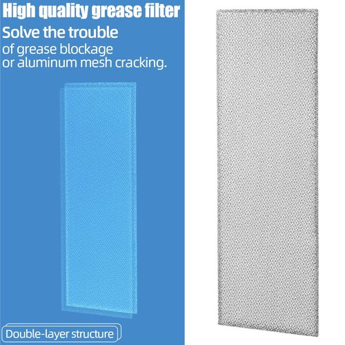 Range Hood Filter Replacement for Broan S99010370 - Replaces AP5950107, 99010370, 2002603, B08087661, B08087922, SB08087661 Aluminum Grease Filter