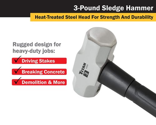 Titan 63000 3lb x 16in Sledgehammer