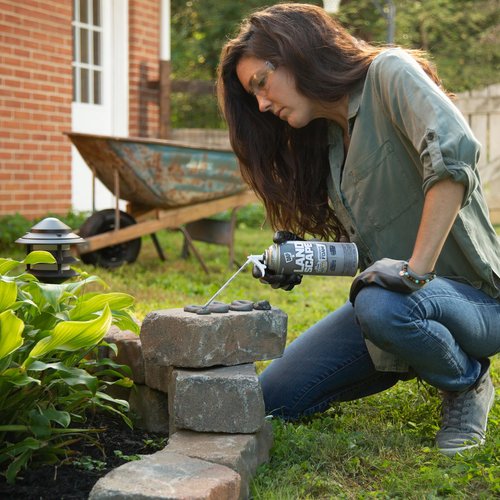 DAP 7565040440 40440 12 oz. Touch 'n Foam Landscape Exterior Filler Adhesive, Black, 12 Ounce