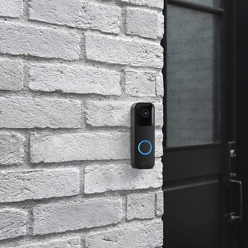 Blink Doorbell Backplate Replacement, Back Plate Part Cover for Blink Video Doorbell with Hooks Accessory(Black)
