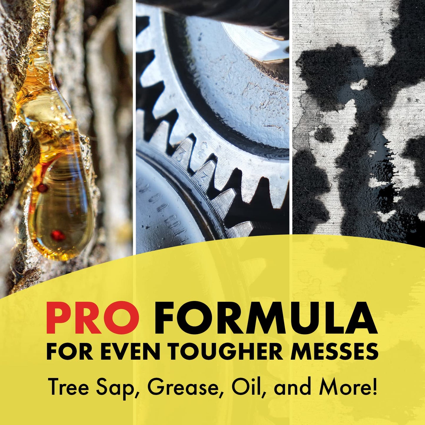 Goo Gone Pro-Power Spray Gel Adhesive Remover - Surface Safe, Great Cleaner, No Harsh Odors, Removes Stickers, Can Be Used On Tools, 24 Ounce, 2 Pack with Scraper Tool
