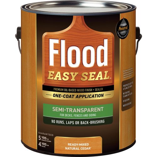 Flood Easy Seal 1 gal. Natural Cedar Semi-Transparent Exterior Wood Finish