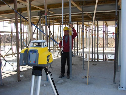 Spectra Precision LL300N-2 Laser Level, Self Leveling Kit with HL450 Receiver, Clamp, 15' Grade Rod / Inches and Tripod , Yellow