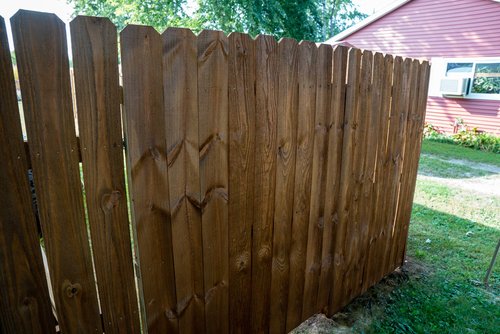 SaverSystems #1 Deck Premium Wood Fence Stain - Semi-Transparent Sealer (1 Gallon, Dark Walnut)