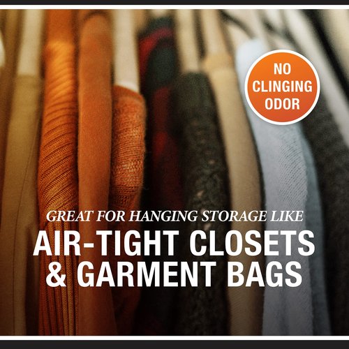 Reefer-Galler NO Moth Closet Hanger Refills - Kills Clothes Moths, Carpet Beetles, Eggs & Larvae (2 Moth Cakes, Pack of 6)